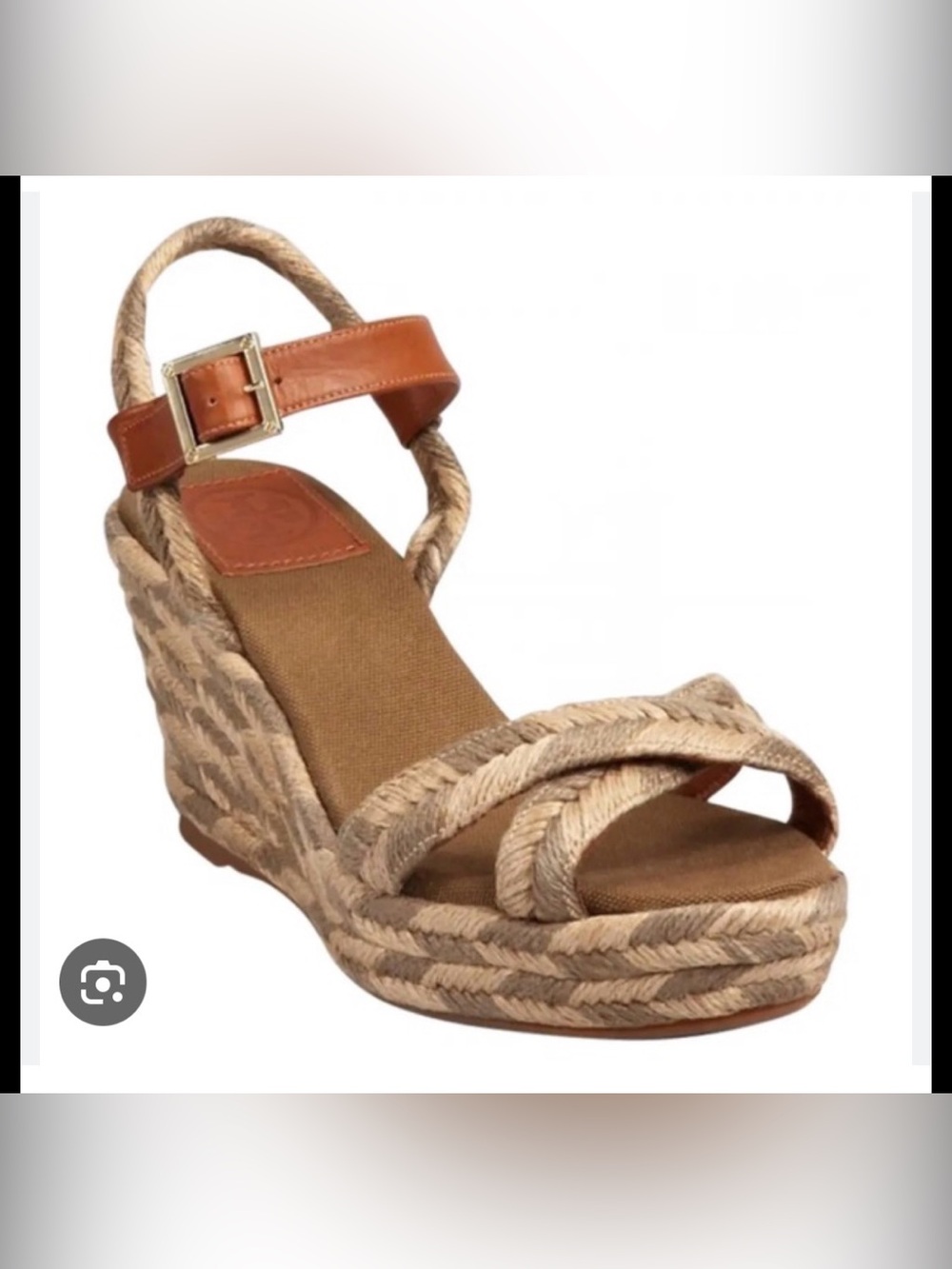 Tory Burch Women's Rope/Espadrille Wedge Sandals Size 9
